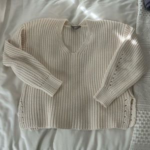 Everlane Cream Knit Sweater